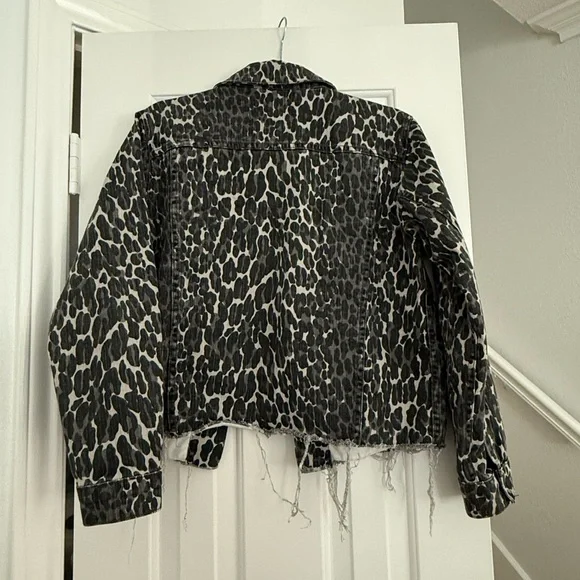 Mother Denim Animal Print Jacket Size Small - Picture 5 of 5